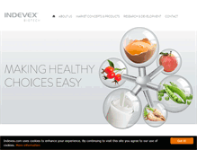 Tablet Screenshot of indevex.com